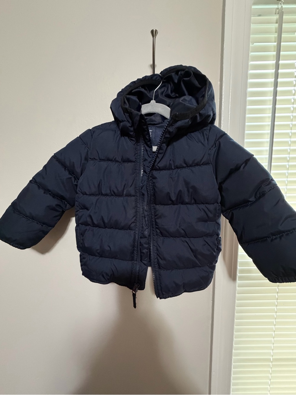 The Children's Place Navy Hooded Puffer Jacket